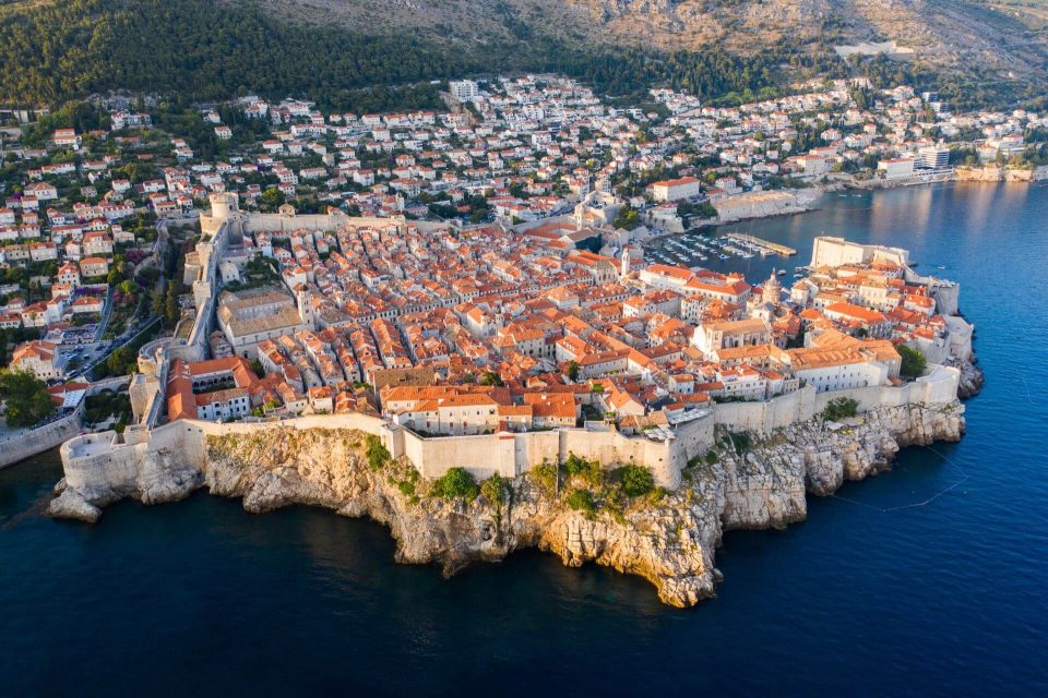 aerial view of Dubrovnik, Croatia